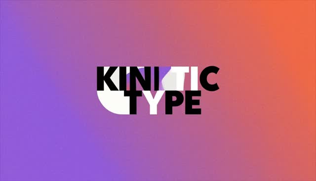 20 KINETIC TYPE：kinetička tipografija