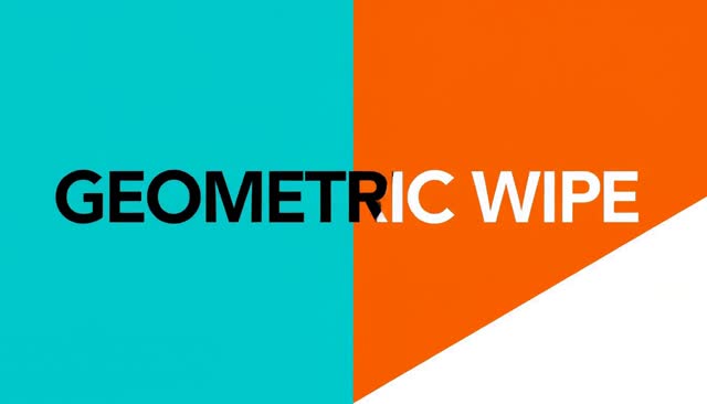 26 GEOMETRIC WIPE：geometrijski prijelaz